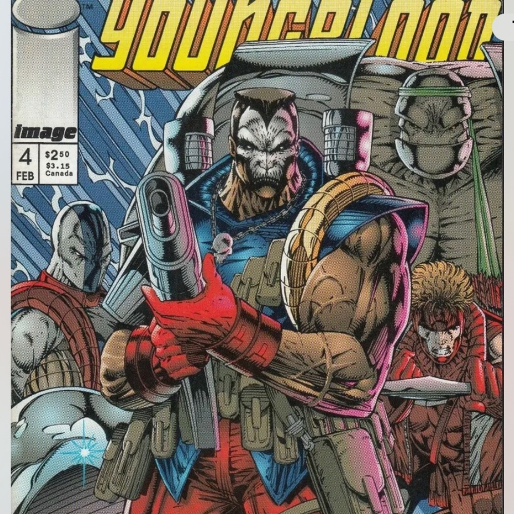 YOUNGBLOOD #4 1993 IMAGE -FINAL BATTLE- GIANT-SIZE ROB LIEFELD...FN-